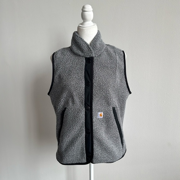 Carhartt Charcoal Fleece Vest - Picture 2 of 11